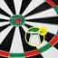 Дартс класичний Cornix Dartboard Game 2 в 1 40.5 см + 2 комплекти дротиків XR-0392 - мініатюра 11