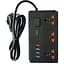Мережевий подовжувач Hoco DC15 2-in-1 Multi-socket 4 USB/1*PD 18W/3*Plug/QC3.0/PD 30W - мініатюра 1