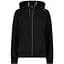 Кофта CMP Women's Full Zip Hoodie Black XXS (1097-32D8016-U901 34) - мініатюра 1