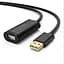 Кабель Ugreen US121 USB 2.0 Active Extension Cable with Chipset 15 м чорний (10323) - мініатюра 1
