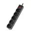 Мережевий фільтр-подовжувач LogicPower PPREMIUM LPX5 Black, 5 розеток, 2 м, 3520 Вт - мініатюра 3