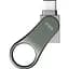 USB флеш-накопичувач Silicon Power Mobile C80 64GB USB-A 3.2 Gen 1 / USB-C Silver (SP064GBUC3C80V1S) [134403] - мініатюра 3