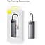 USB type C HUB Baseus 8 in 1 PD100W 4K 60 Гц USB 3.0 10 Гб/с - мініатюра 9
