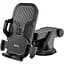 Автомобільний тримач для телефону Hoco CA76 Touareg one-touch center console car holder чорний - мініатюра 1