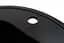 Кам'яна мийка Ventolux Fabia Black Quartz D510x180 мм - мініатюра 5