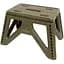Стул складной Tribe Camp Chair Low пластиковий Olive (T-EF-0001-olive) - миниатюра 1