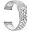 Спортивный ремешок Primolux Perfor Sport с перфорацией для часов Samsung Galaxy Watch 3 45 мм Grey White - миниатюра 1