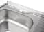 Кухонная мойка Brinex 6060-L 0.6 мм, накладная BRIN6060LSAT06 - миниатюра 5