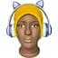 Бездротові навушники Opt-Top cat ear vzv-23m з підсвічуванням + FM-радіо + MicroSD Bluetooth сині (1756375582) - мініатюра 7