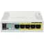 Комутатор Mikrotik RB260GSP, 5 Gigabit ports and SFP cage, SwOS, plastic case, PSU, POE-OUT - мініатюра 1
