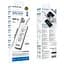 Подовжувач Borofone BAC9 Power PD20W (3USB-A/1C/3xSocket) (2m) White - мініатюра 6
