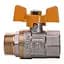 Кран кульовий прямий Q Professional 3/4″ ЗВ ЖБ PN40 QP152 - мініатюра 2