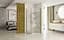 Душова кабіна Rea Hugo 90x90 brushed gold подвійна REA-K6609, Золотий, Універсальна, прозорий, золотий - мініатюра 2