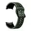 Ремешок для Samsung Galaxy Watch 4 Classic 46mm - зелено-черный ширина крепления 20мм силикон Watchbands Scales (W18-2WB88151991) - миниатюра 3
