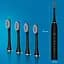 Ультразвуковая зубная щетка с 4 насадками Sonic Toothbrush X-3 Black - миниатюра 2