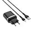 СЗУ Hoco C12Q Smart QC3.0 3A (1USB-A) + кабель USB to MicroUSB Черный - миниатюра 3