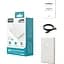 Зовнішній акумулятор Choetech Magnetic Wireless B738-WH 5000mAh 20W White [123967] - мініатюра 4
