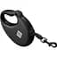 Повідець-рулетка для собак Waudog R-leash з контейнером для пакетів, світловідбивна стрічка, L до 40 кг, 5 м чорний - мініатюра 3