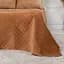 Покривало ТЕП Velour ромб круглий 210х150 см кавове (4-00515_22387) - мініатюра 5