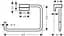 Кольцо для полотенца Hansgrohe AddStoris Matt Black 41754670 Черный матовый - миниатюра 2