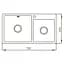 Кухонная мойка Mixxus MX7843-220x1.0-PVD-Black MX0565, Черный матовый - миниатюра 2