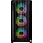 Корпус Montech X5M, Black, Mid Tower, без БЖ, для Micro ATX / Mini ITX, 1xType-C / 1xUSB 3.0 / 1xUSB 2.0, макс. CPU - 165 мм / GPU - 405 мм, 4x120 мм ARGB, бічна панель із загартованого скла - миниатюра 2