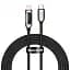 Кабель Baseus Display Fast Charging Cable Type-C to Lightning 20W 2m CATLSK-A01 Black - миниатюра 1