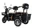 Электроскутер Трехколесный 4-местный Crosser TR-4 VAGON (1000W, 72V,24Ah) Черный - миниатюра 4