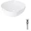 Раковина накладная Qtap Kolibri 425x425x140 White с донным клапаном QT1011K396WN48468 - миниатюра 2