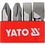 Викруткові вставки ударні Yato хрест і плаский шліци PH2/3 і S8/10х36 мм HEX Ø= 5/16 4 шт. (YT-2812) - мініатюра 1