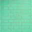 Самоклеюча стінова панель Sticker Wall  3D NEW CULTURAL WALL 70x70cmx5mm GREEN+SILVER (D) SW-00001803 - мініатюра 1
