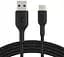 Кабель Belkin USB-A > USB-C заряджання/синхронізації 2м, 15Вт, Type-C, плетений, чорний teh0013736 - мініатюра 2