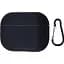 Чохол Silicone Case + Carbine для Apple AirPods Pro 2 Black [74315] - мініатюра 1