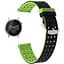 Двойной ремешок Motorola с перфорацией для часов Moto 360 2nd gen 46 мм Black Green - миниатюра 1