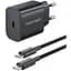 Зарядний пристрій 1xUSB-C 20W + USB-C cable М-М Black Vention (G16B0-EU) - мініатюра 5