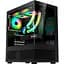 Корпус 1stPlayer Mi7-A-2F2R-1F2 Black [101546] - миниатюра 1