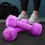 Гантели для фитнеса неопреновые Gymtek Hex 2х3кг фиолетовый - мініатюра 4