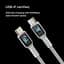 Кабель Belkin Boost Up Charge Braided USB-C to USB-C 1m White (CAB004BT1MWH) [158881] - миниатюра 2