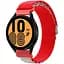 Ремешок для Huawei Watch 2 - красно-белый Watchbands NormalCloth Wave ширина крепления 20мм нейлоновый (W25-8WB70814466) - миниатюра 1