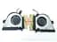 Вентилятор (кулер) для ASUS FX516, FX516P Air RTX3070, TUF Dash F15 (CPU + GPU) 12V 4Pin. Пара. - мініатюра 1