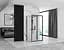 Душова кабіна Rea Rapid Fold 90x80 black REA-KPL-09913, Чорний матовий, Універсальна, прозрачний, Чорний матовий - мініатюра 3