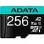Карта пам'яті ADATA MicroSDXC Premier Pro 256Gb UHS-1 A2 V30S + SD адаптер (AUSDX256GUI3V30SA2-RA1) [162342] - мініатюра 2
