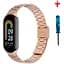 Ремінець для фітнес-браслета Tamister для Xiaomi Mi Band 8 металевий тип В із застібкою рожеве золото - мініатюра 1