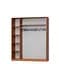 Шкаф-купе двухдверный MebelStar Стандарт AL 2 Зеркала 170x60x210 см Дуб сонома (MBS-2538) - миниатюра 2