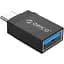 Адаптер для підключення пристроїв Orico Type-C - USB 3.0 Black (CBT-UT01-BK-BP) - мініатюра 1