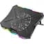 Охлаждающая подставка для ноутбука 17 дюймов Promate Glare Vertux 1xFan RGB - миниатюра 1