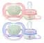 Пустышка Philips Avent Ultra Air Ночная, 0-6 мес, 2 шт. (SCF376/12) - миниатюра 1
