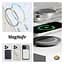 Противоударный чехол для Apple iPhone 14 Pro Max, Glow MagSafe, прозрачный, с функцией MagSafe, накладка с блестками, ударопрочный TPU+PC, поддержка беспроводной зарядки, ArmorStandart (ARM69725) - мініатюра 4