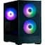 Корпус Zalman P30 AIR, Black, Mini Tower, без БЖ, для Micro ATX / Mini ITX, 1xType-C / 1xUSB 3.0, макс. CPU - 181 мм / VGA - 392 мм, 3x140 мм ARGB, бічна панель із загартованого скла - мініатюра 1