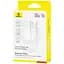 Кабель Baseus Silky Series USB-A to USB-C 100W 1m White (P10377703213-00) [155535] - мініатюра 5